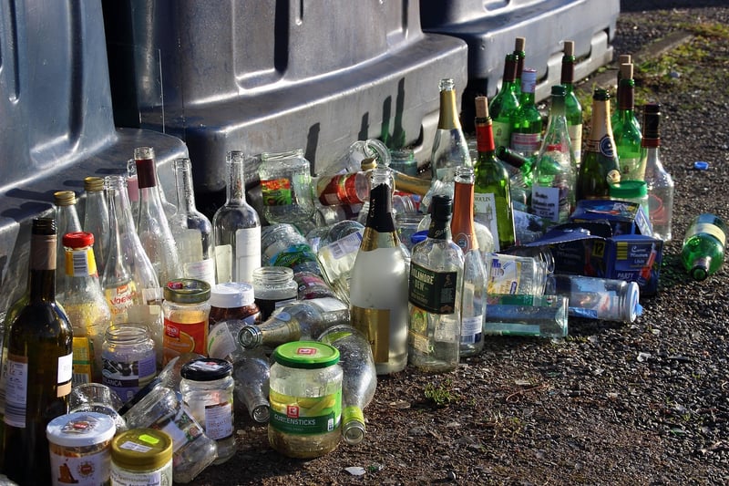 Upcycled glassware