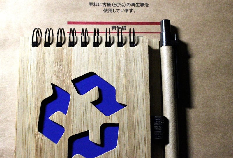 Recycled stationery